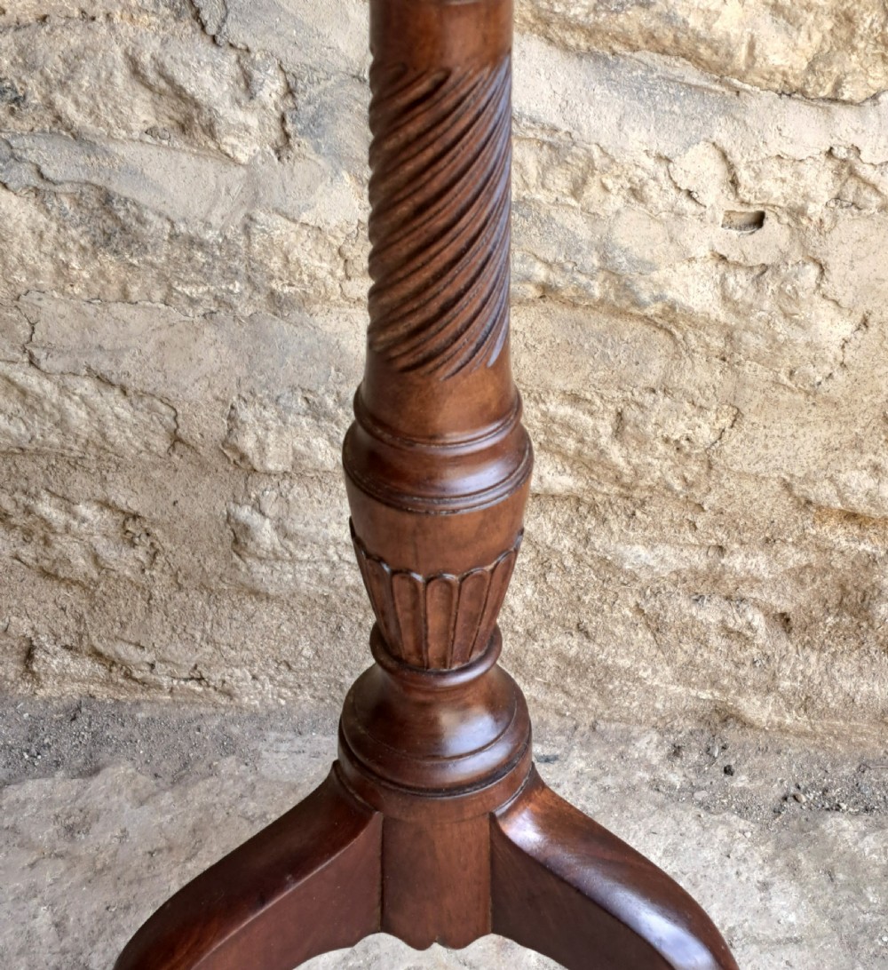 Mahogany tripod wine table circa 1870 View VI