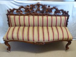 RARE BLACK FOREST WINDOW SEAT CIRCA 1850