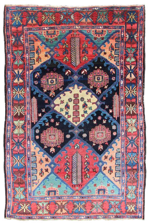 Antique Baktiari Rug, Persian, Circa 1920