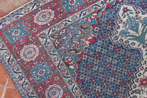 ANTIQUE BAKTIARI RUG PERSIAN CIRCA 1900 - ADDITIONAL PHOTO 1