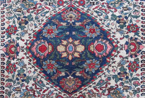ANTIQUE BAKTIARI RUG PERSIAN CIRCA 1900 - ADDITIONAL PHOTO 3