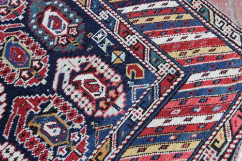 ANTIQUE KUBA CAUCASIAN RUG CIRCA 1890 - ADDITIONAL PHOTO 5