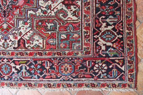 RARE SMALL SIZE HERIZ CARPET PERSIA CIRCA 1930 - ADDITIONAL PHOTO 1