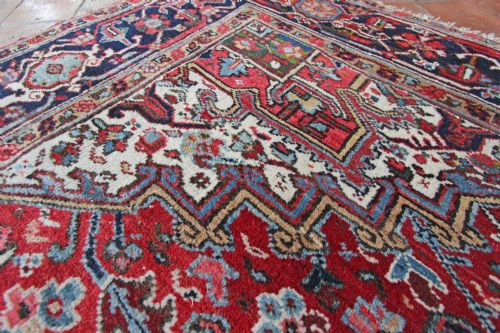 RARE SMALL SIZE HERIZ CARPET PERSIA CIRCA 1930 - ADDITIONAL PHOTO 2