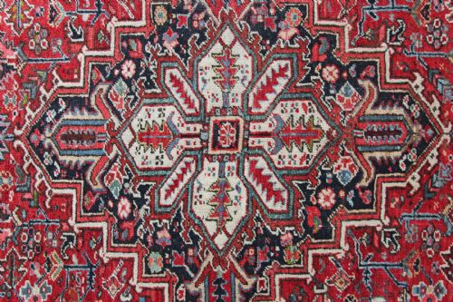 RARE SMALL SIZE HERIZ CARPET PERSIA CIRCA 1930 - ADDITIONAL PHOTO 3