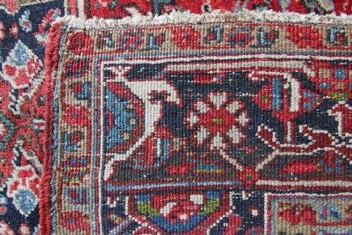 RARE SMALL SIZE HERIZ CARPET PERSIA CIRCA 1930 - ADDITIONAL PHOTO 4