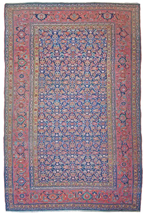 antique sauj bulagh northwest persia mid 19th century - CATEGORY: ANTIQUE RUGS - DATED 19TH CENTURY