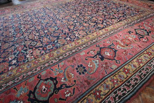 ANTIQUE SAUJ BULAGH NORTHWEST PERSIA MID 19TH CENTURY - ADDITIONAL PHOTO 2