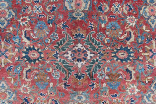 ANTIQUE PERSIAN MAHAL CARPET - ADDITIONAL PHOTO 1