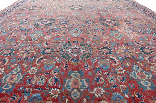 ANTIQUE PERSIAN MAHAL CARPET - ADDITIONAL PHOTO 4