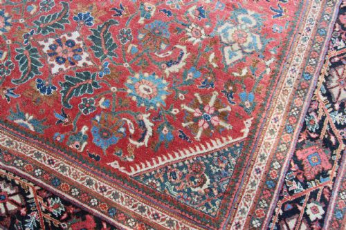 ANTIQUE PERSIAN MAHAL CARPET - ADDITIONAL PHOTO 7