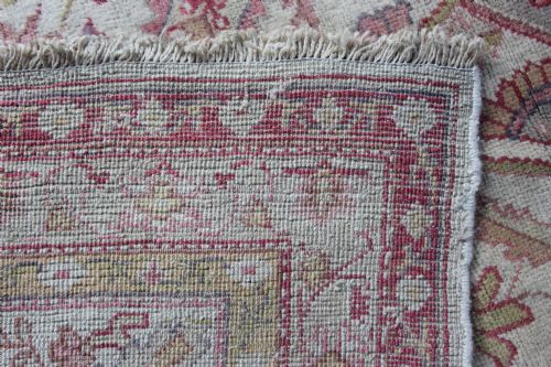 ANTIQUE USHAK CARPET ANATOLIAN CIRCA 1900 - ADDITIONAL PHOTO 2