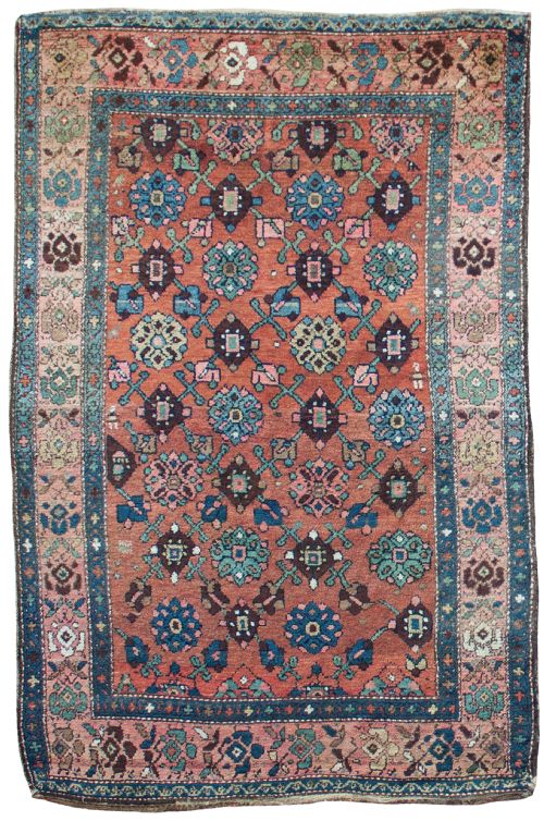 antique kurdish rug northwest persia circa 1900 - CATEGORY: ANTIQUE RUGS - DATED VICTORIAN