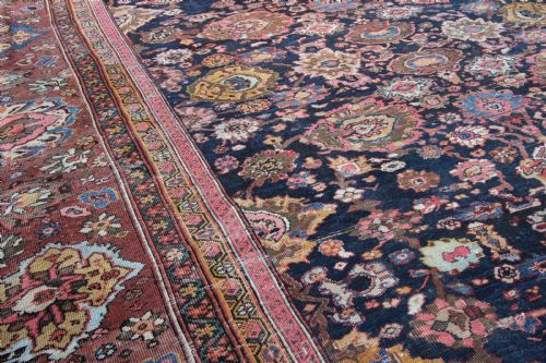 ANTIQUE ZIEGLER CARPET PERSIAN LATE 19TH CENTURY - ADDITIONAL PHOTO 1