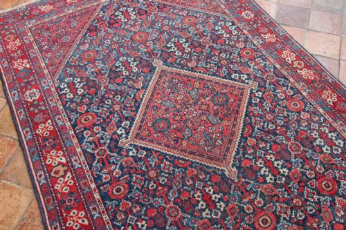 ANTIQUE MAHAL RUG PERSIA CIRCA 1910 - ADDITIONAL PHOTO 4