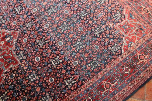 ANTIQUE TABRIZ CARPET PERSIAN CIRCA 1910 - ADDITIONAL PHOTO 3