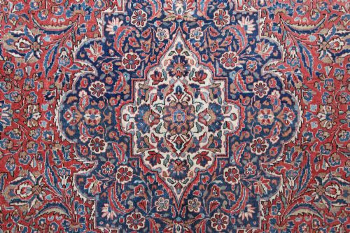 ANTIQUE KASHAN CARPET PERSIAN - ADDITIONAL PHOTO 7