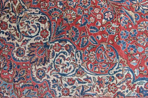 ANTIQUE KASHAN CARPET PERSIAN - ADDITIONAL PHOTO 8