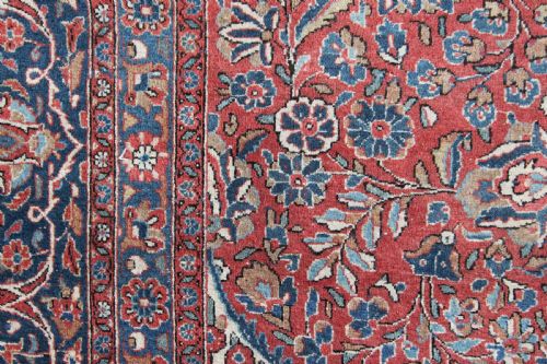 ANTIQUE KASHAN CARPET PERSIAN - ADDITIONAL PHOTO 9