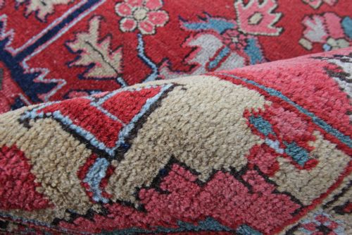 ANTIQUE HERIZ CARPET PERSIAN - ADDITIONAL PHOTO 9