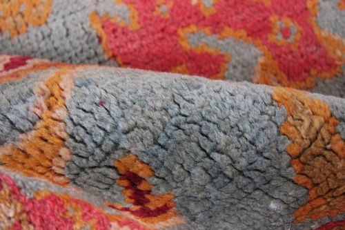 fig 1. Rare Antique Oushak rug, Anatolia