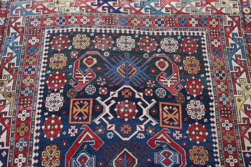 ANTIQUE SHIRVAN RUG CAUCASIAN - ADDITIONAL PHOTO 1