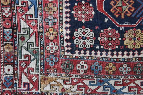 ANTIQUE SHIRVAN RUG CAUCASIAN - ADDITIONAL PHOTO 3