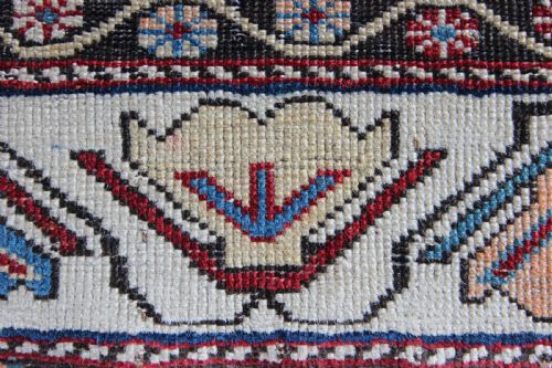 fig 3. Antique Shirvan 'Tulip' design rug, Caucasus