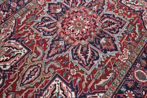 ANTIQUE HERIZ RUG PERSIAN - ADDITIONAL PHOTO 2