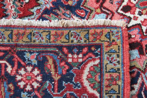 ANTIQUE HERIZ RUG PERSIAN - ADDITIONAL PHOTO 3