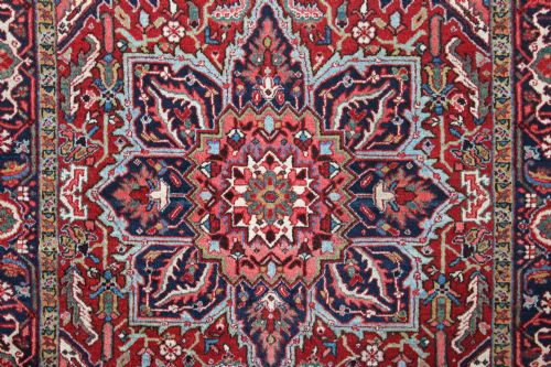 ANTIQUE HERIZ RUG PERSIAN - ADDITIONAL PHOTO 5
