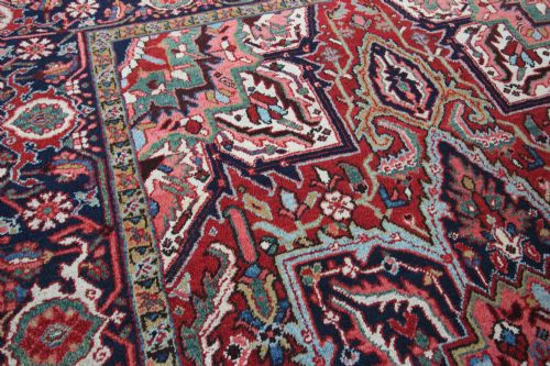 ANTIQUE HERIZ RUG PERSIAN - ADDITIONAL PHOTO 6