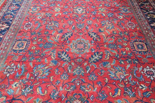 ANTIQUE MAHAL CARPET PERSIAN - ADDITIONAL PHOTO 4