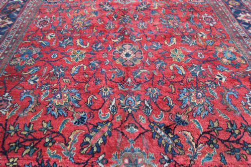 ANTIQUE MAHAL CARPET PERSIAN - ADDITIONAL PHOTO 6