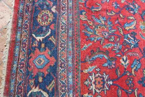 ANTIQUE MAHAL CARPET PERSIAN - ADDITIONAL PHOTO 8