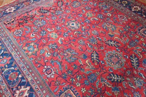 ANTIQUE MAHAL CARPET PERSIAN - ADDITIONAL PHOTO 9