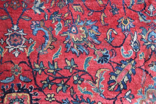 ANTIQUE MAHAL CARPET PERSIAN - ADDITIONAL PHOTO 10