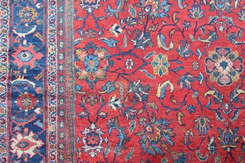ANTIQUE MAHAL CARPET PERSIAN - ADDITIONAL PHOTO 11