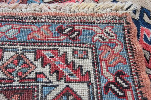 ANTIQUE TRANSCAUCASIAN RUNNER SOUTH CAUCASUS - ADDITIONAL PHOTO 4