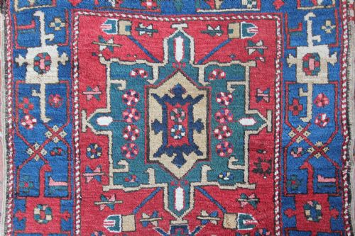 ANTIQUE PERSIAN HERIZ RUNNER - ADDITIONAL PHOTO 2