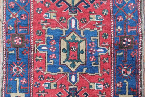 ANTIQUE PERSIAN HERIZ RUNNER - ADDITIONAL PHOTO 3