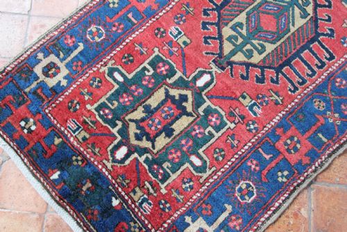 ANTIQUE PERSIAN HERIZ RUNNER - ADDITIONAL PHOTO 6
