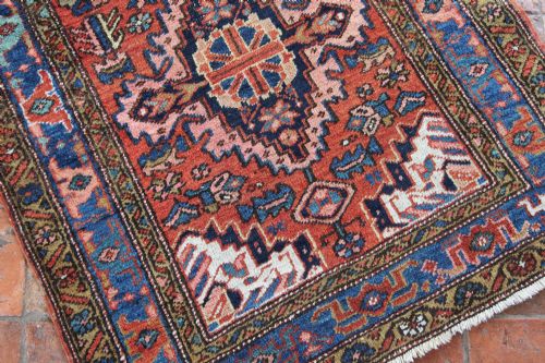 ANTIQUE PERSIAN HERIZ RUNNER - ADDITIONAL PHOTO 7
