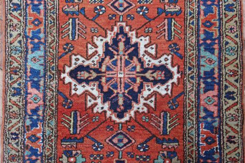 ANTIQUE PERSIAN HERIZ RUNNER - ADDITIONAL PHOTO 8