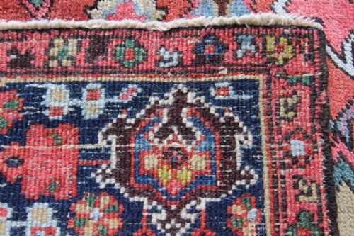 ANTIQUE HERIZ CARPET PERSIAN RARE SMALL SIZE - ADDITIONAL PHOTO 11