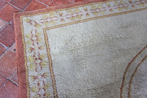 ANTIQUE SAVONNERIE FRANCE - ADDITIONAL PHOTO 1