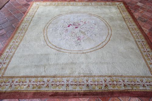 ANTIQUE SAVONNERIE FRANCE - ADDITIONAL PHOTO 8