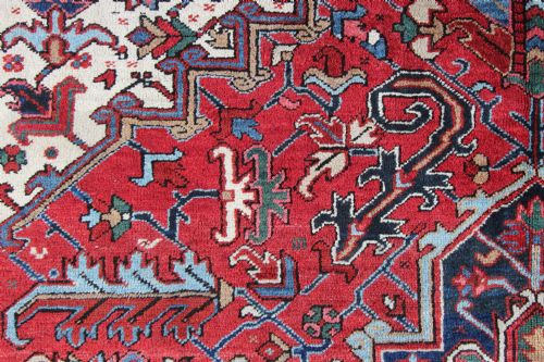 ANTIQUE HERIZ CARPET PERSIA - ADDITIONAL PHOTO 2