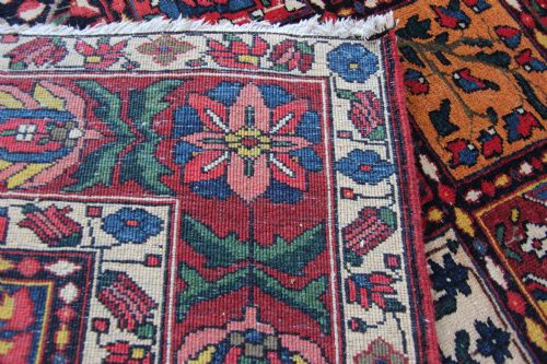 ANTIQUE 'GARDEN' DESIGN BAKTIARI RUG PERSIA - ADDITIONAL PHOTO 4