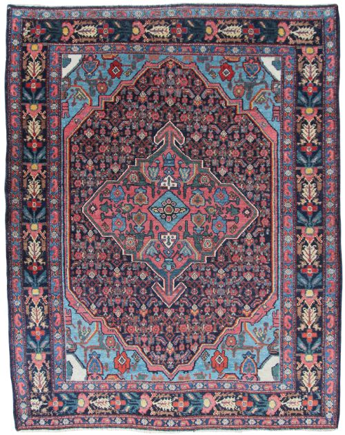 antique senneh rug persia - CATEGORY: ANTIQUE RUGS - DATED 1910